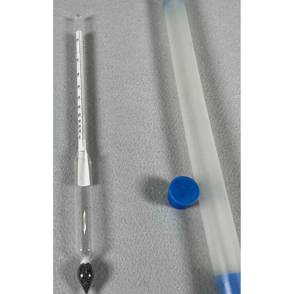 Brewer's Edge Hydrometer 60°F Homebrew Beer Wine Tester w Case‎